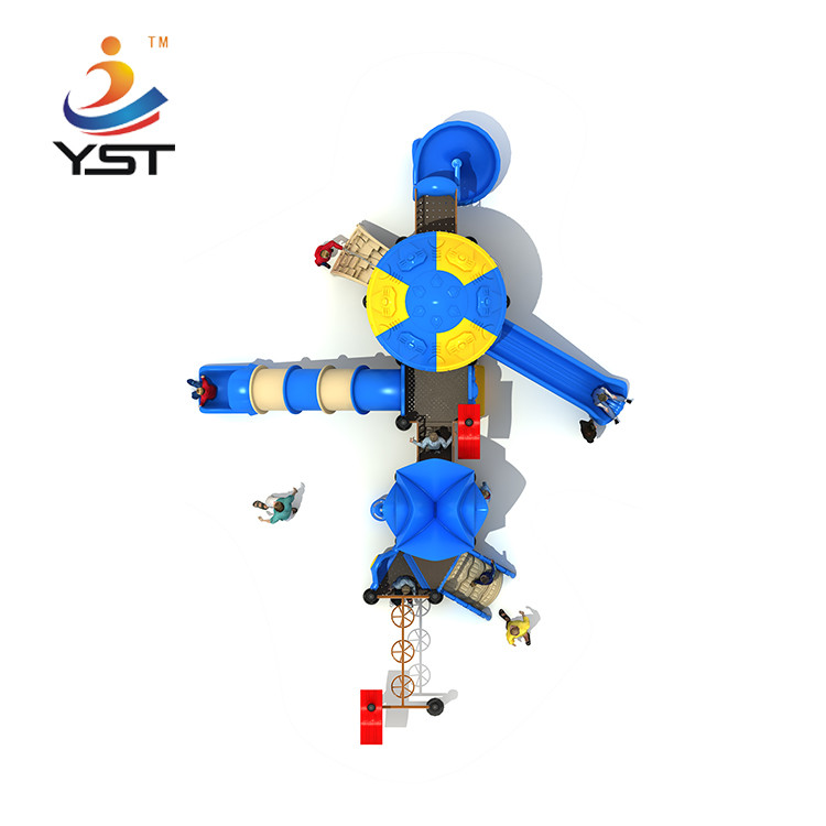 YST Large Custom Playground Slides Galvanized Pipe Outdoor Equipment Games