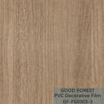 Flowability PVC Decorative Film Scratch Resistance Wooden Grain