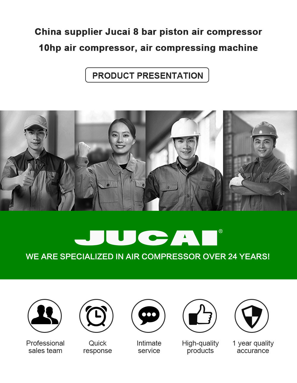 Belt Driven 7.5kw 10hp Piston Air Compressor Pump Heads HW-90L