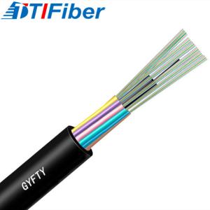 Quality GYFTY 4 16 32 48 Core Fiber Cable Outdoor Aerial FRP Strength Member wholesale