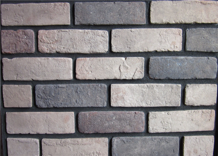 Gray Color Faux Exterior Brick Customized Enviromentall Friendly