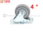 3 Inch Tpr Rubber Industrial Caster Wheels Swivel Lock Damping Casters