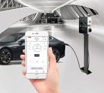 IP55 IP66 AC EV Chargers 3P Residential Electric Car Chargers Black Tempered