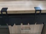 Flexible No Drill Under Desk C Clamp Mount Cable Management Tray Organize Your