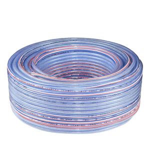 Quality Flexible Wire Cover Pipe Polyester Reinforced PVC Braided Garden Hose wholesale