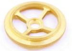 50*50 Hot Forged Parts Hand Wheel Brass / Copper Connector Customized OEM
