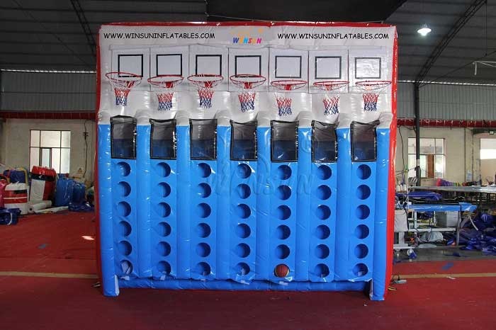 Inflatable Sport Game Inflatable Connect Four Basketball Games