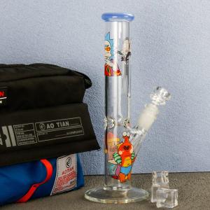 Quality Recycle Bong Glass Water Pipes With 14mm Quartz Banger Hot Bongs wholesale