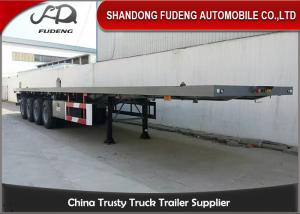 Quality Mechanical Steel 4 Axle 40 Foot Flatbed Container Trailer wholesale
