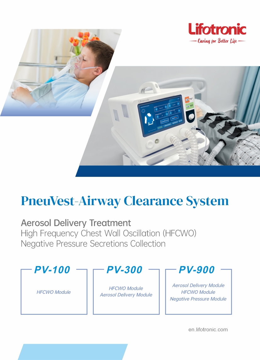 HFCWO High Frequency Chest Wall Oscillation Medical Equipment