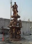 Women Statue Marble Stone Pool Water Fountain Outdoor