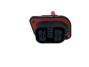 Quality FLV2+8 High-Temp Hybrid Connector 80A 600VAC Black ABS Housing for Industrial Vehicles wholesale