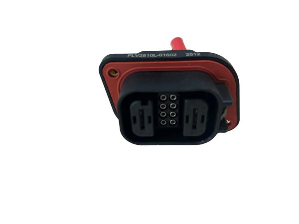 FLV2+8 High-Temp Hybrid Connector 80A 600VAC Black ABS Housing for Industrial