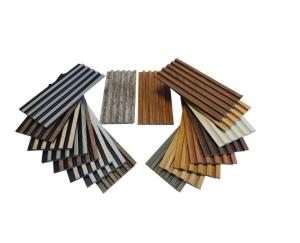 Quality 3D Boards Wood Plastic Composite WPC PVC Wall Panel for Household Interior Wall Decor wholesale