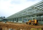 Logistics Steel Warehouse Buildings Contractor / Large Span Steel Structure