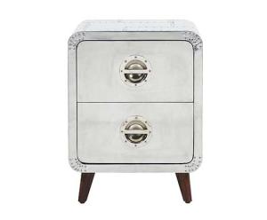 Quality Aviator Bedside Table Indusdtrial Side Table With Wooden Legs wholesale