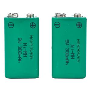 Quality 300mAh 9V Prismatic NiMh Battery Packs for Multimeter CE UL Rohs wholesale
