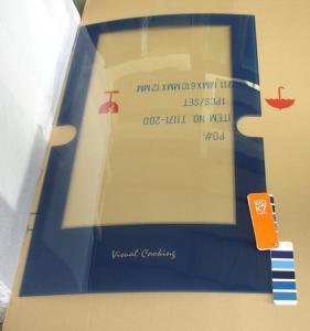 Quality Printed Curved Low E Tempered Glass Oven Glass Panel Oven Door Outer Glass wholesale