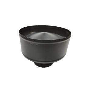 Quality 100mm Carbon Steel Pellet Stove Chimney Pipe Cap Sliver color wholesale