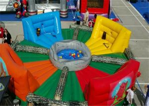 Quality Bungee Run Inflatable Sports Games , Inflatable Assault Course Highly Participatory wholesale