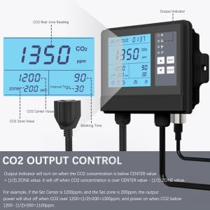 Quality 10000ppm`Waterproof Greenhouse Climate Controller CO2 Meter For Growth Tent wholesale