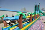 Super long tropical rainforest slide WSS-276/0.55mm PVC Material For Adults