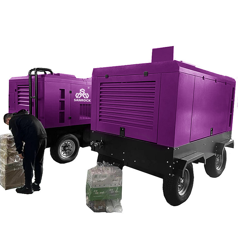 Small Rotary Screw Air Compressor Low Noise Screw Air Compressor 18m3/min Portable Air Compressor Machine