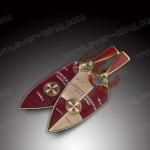 Custom Embossing Stamping Sticker Spirits Metal Label
