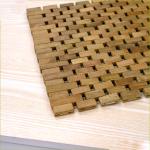 Teak Wood FEDEX Bathroom Non Slip Mat Breathable 0.28 Inch