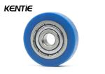 625ZZ Ball Bearing Pulley / Rowing Machine Seat Roller PU Coat Glass Balcony