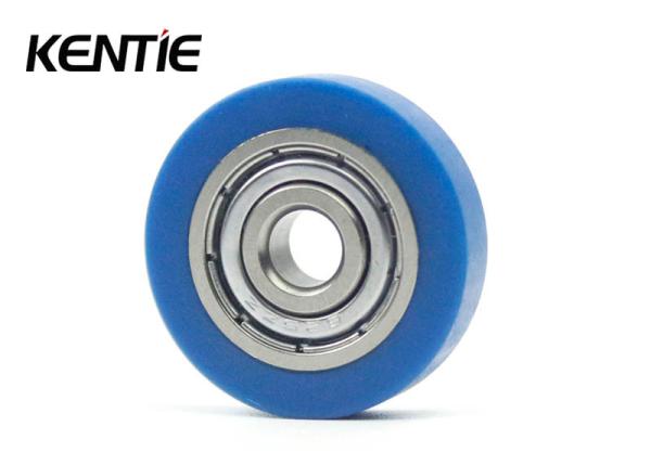 625ZZ Ball Bearing Pulley / Rowing Machine Seat Roller PU Coat Glass Balcony
