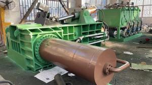 Quality Scrap Tubes Car Bodies Shell Baling Press Machine Waste Metal Baler 2-3ton/h Capacity 37kW wholesale