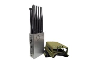 Quality Omni Antennas 8.4W 25m 12 Bands GPS Signal Jammer Portable wholesale