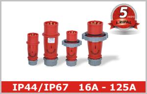 Quality Single Phase Inverter Industrial Power Plug Sockets 380V 415V 3P+E 3P+N+E wholesale