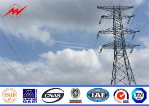 Quality Customized Tapered Tubular Steel Electric Power Pole Structures , ISO9001 wholesale