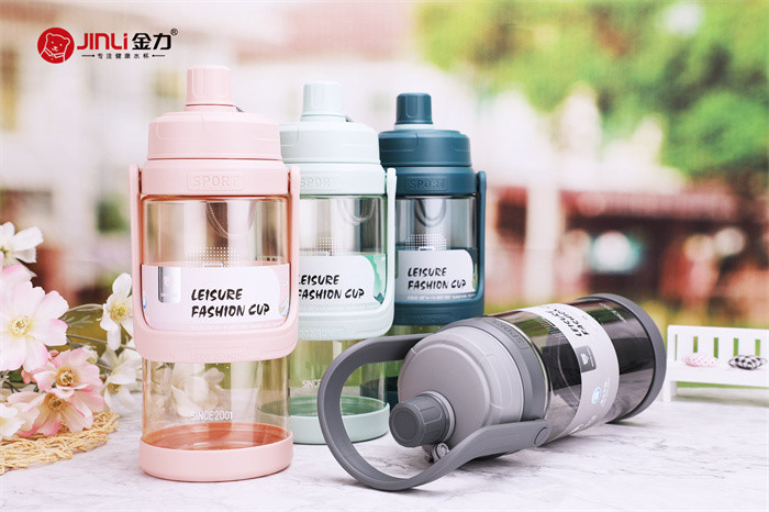 PP Plastic Sports Bottle 500ml Coffee Mugs Customized Printing Accept