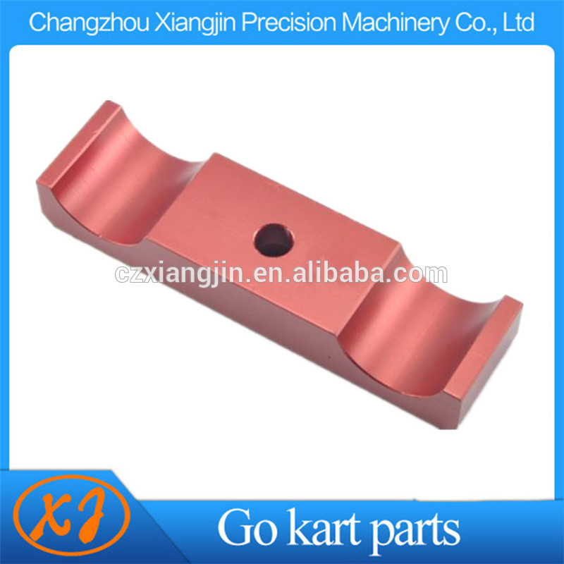 CNC Machined Anodized 28mm 30mm 32mm Go Kart Enigne Mount Lower Clamp