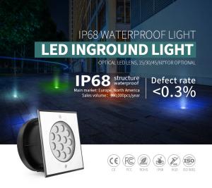 Quality DC24V 9W SS316L Underground Led Lights Waterproof Rgb wholesale