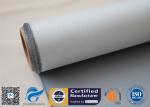 E - Glass 260℃ Gray Silicone Coated Curtains 4HS 510g / 590 Silicone Coated