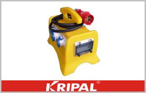 Quality Yellow MCB RCD Electric Distribution Box Mobile Industrial Socket Box wholesale