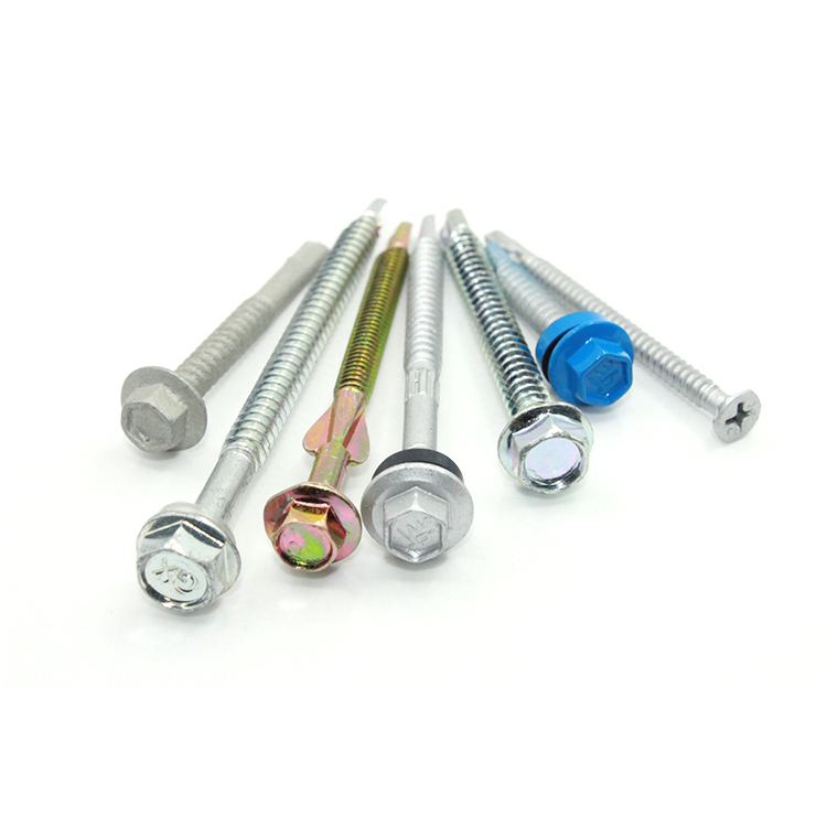 ZINC Finish Hexagon Head Self-drilling Screw with Flange and ISO9001 2015 Certificate