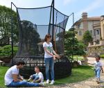 China Design Kids Bed Trampoline with Safety Net /Small Round Adults Jumpking