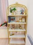 Bird Cage Shape 170cm Height Steel Book Rack Rustproof