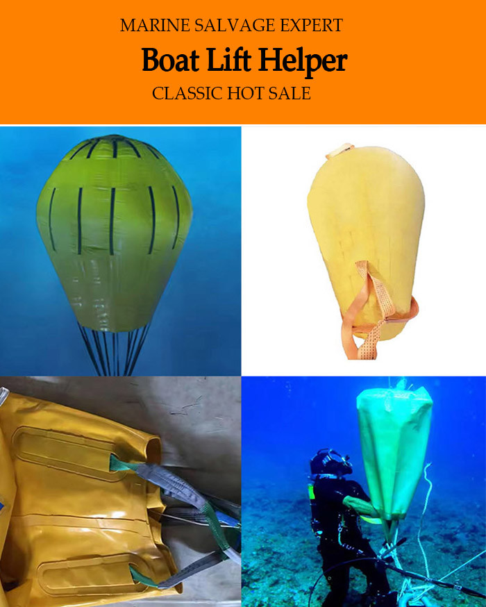 Parachute Design Cutting Edge Boat Lift Helper Bags For Even Weight Distribution And Stability