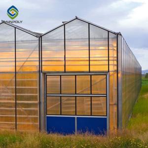 Quality 3.0m 6.0m Polycarbonate Aluminium Greenhouse UV Protection wholesale