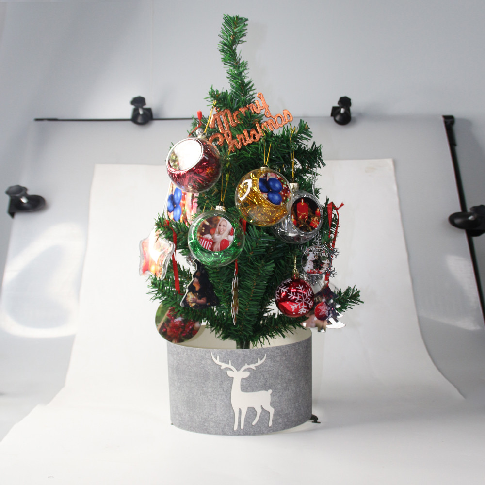 Christmas Gift Personalized Sublimation Glass Christmas Ball