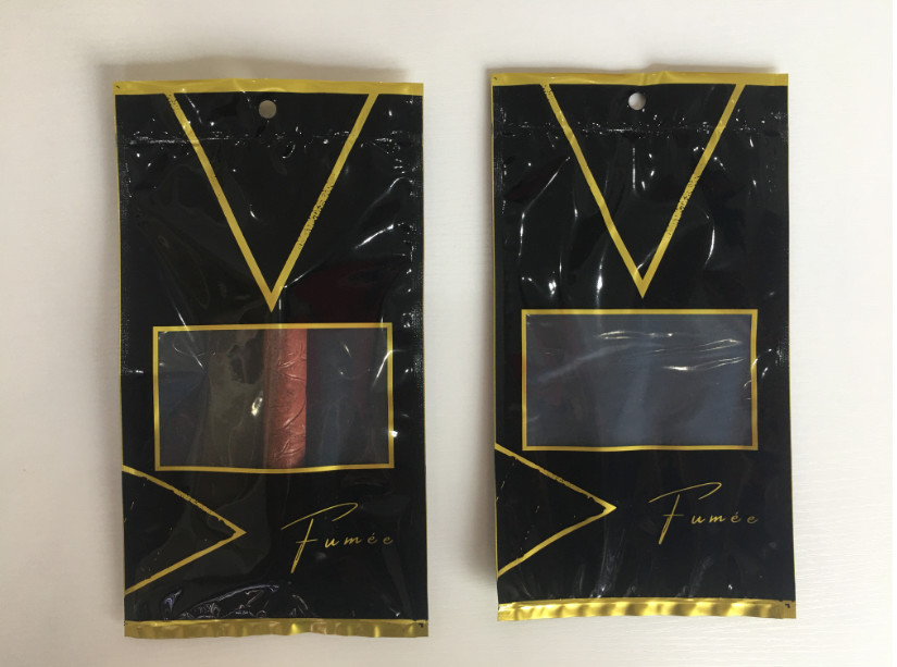 Luxury Moisturized Cigar Humidor Bags With Color Printed For Cuba Cigars / Havana Cigars