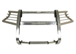 Quality 201 Stainless Steel Truck Bull Bar Front Bumper Silver For Land Cruiser wholesale