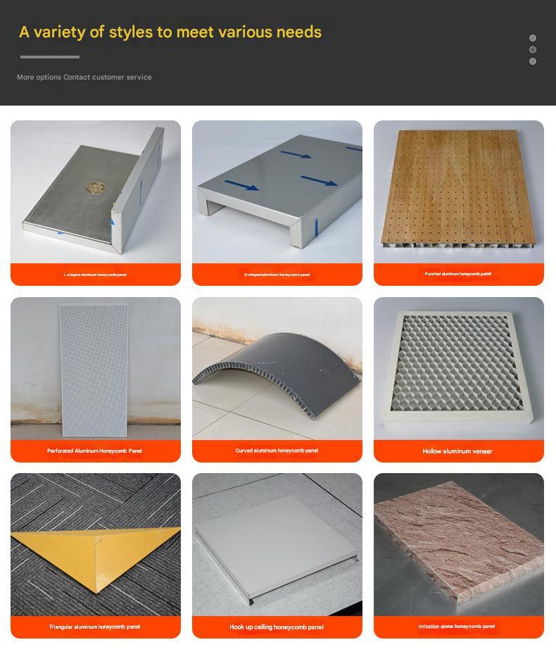 Villa Exterior Cladding Marble Aluminium Composite Panel Honeycomb Fireproof Anti-Static Contemporary Wall Material