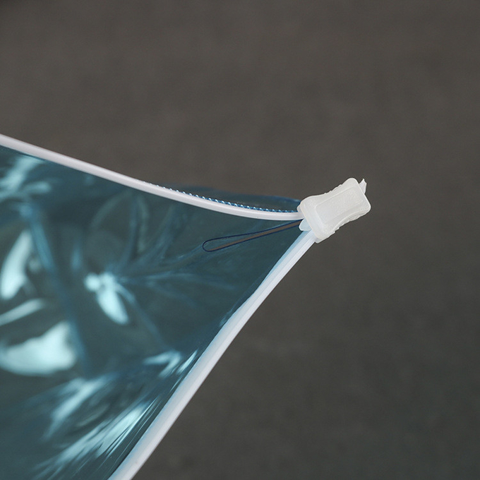 Screen Printing Clear Zip Lock Packaging Bags Moisture Resistant